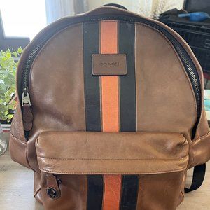 Coach Calf Leather Backpack for Men or Women